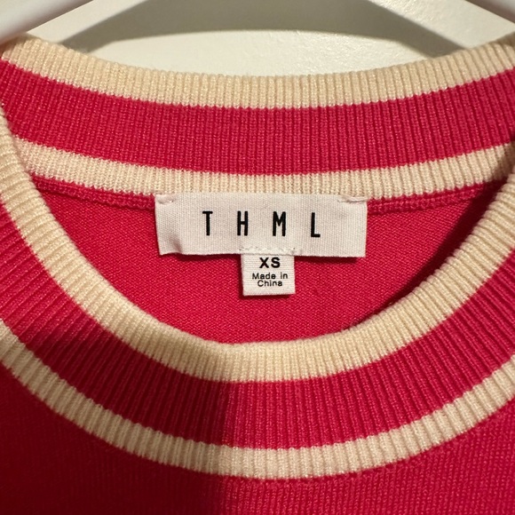 THML Pink Ruffle Sweater - Picture 2 of 4